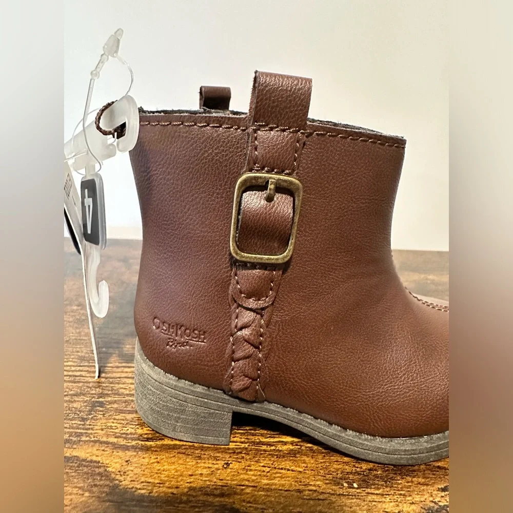 OshKosh Bgosh Toddler Girls Shortcake Fashion Boots NWT Size 4 Toddler